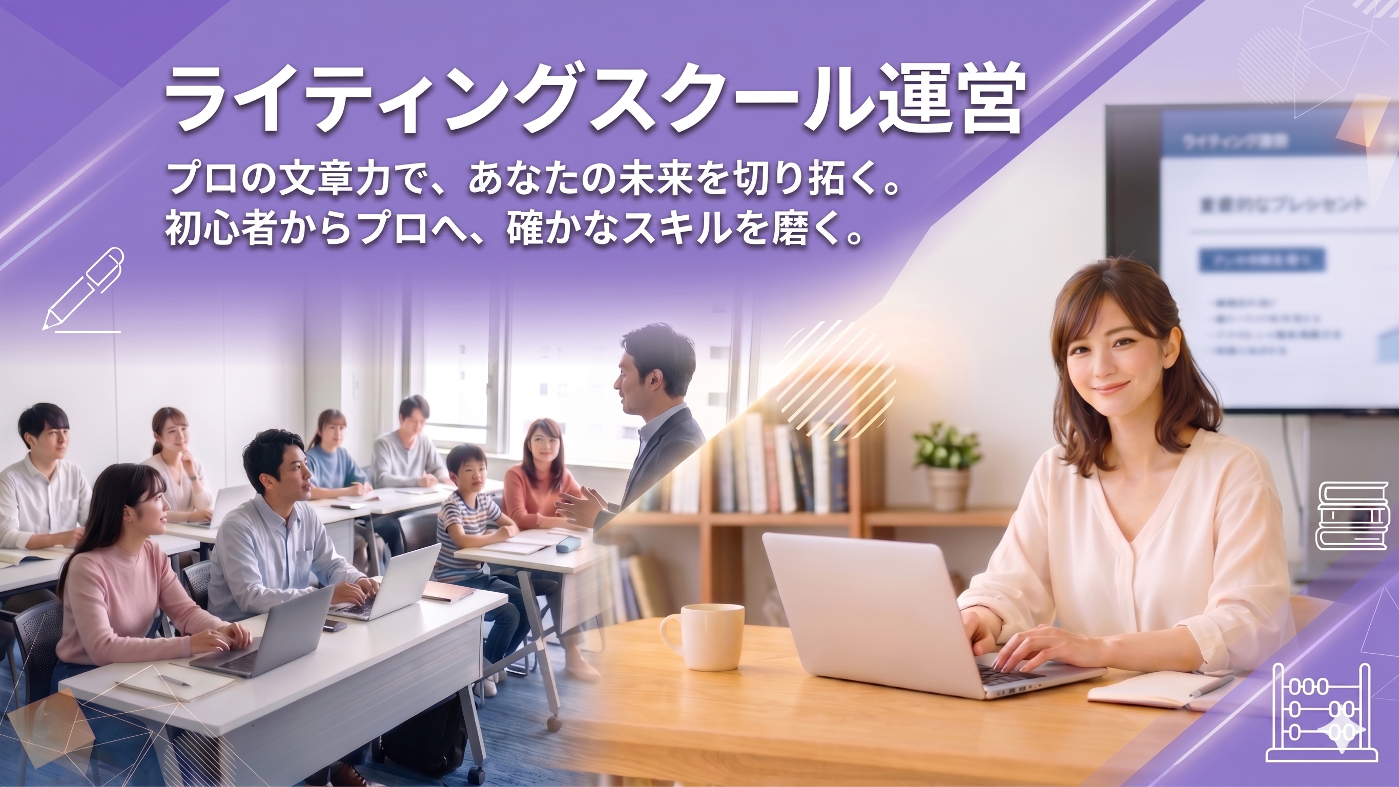 ライティングスクール運営